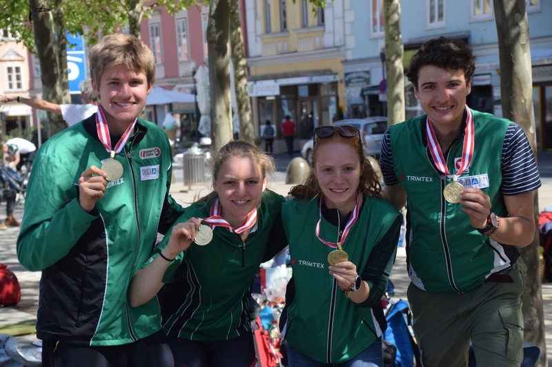 Sieger Mixed Sprint Staffel 2017 (Matthias,Johanna,Laura,Mathias)