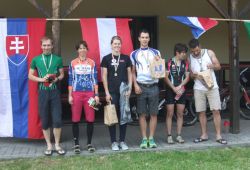 MTBO podium