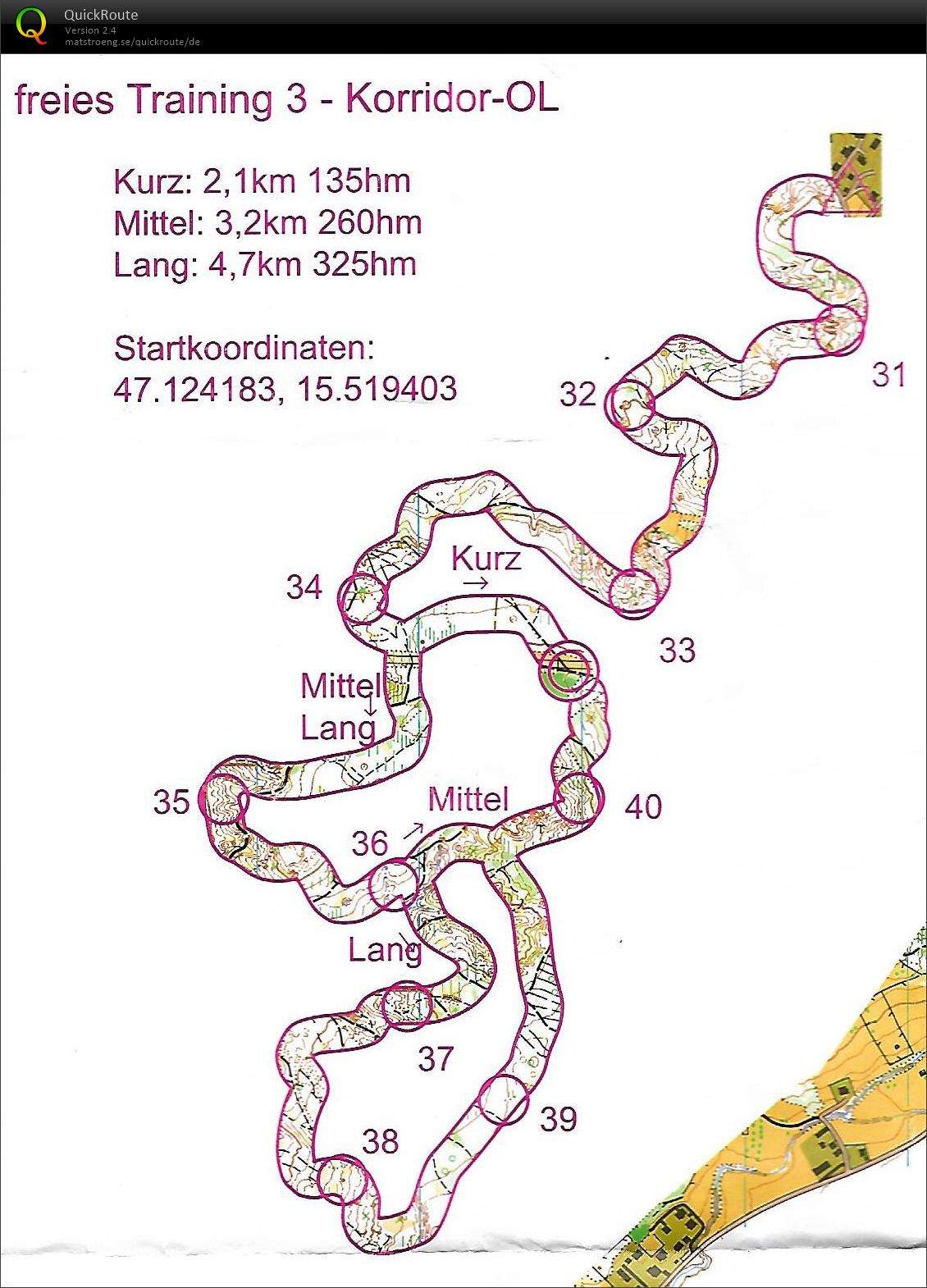 Korridor-Training (14/01/2018)