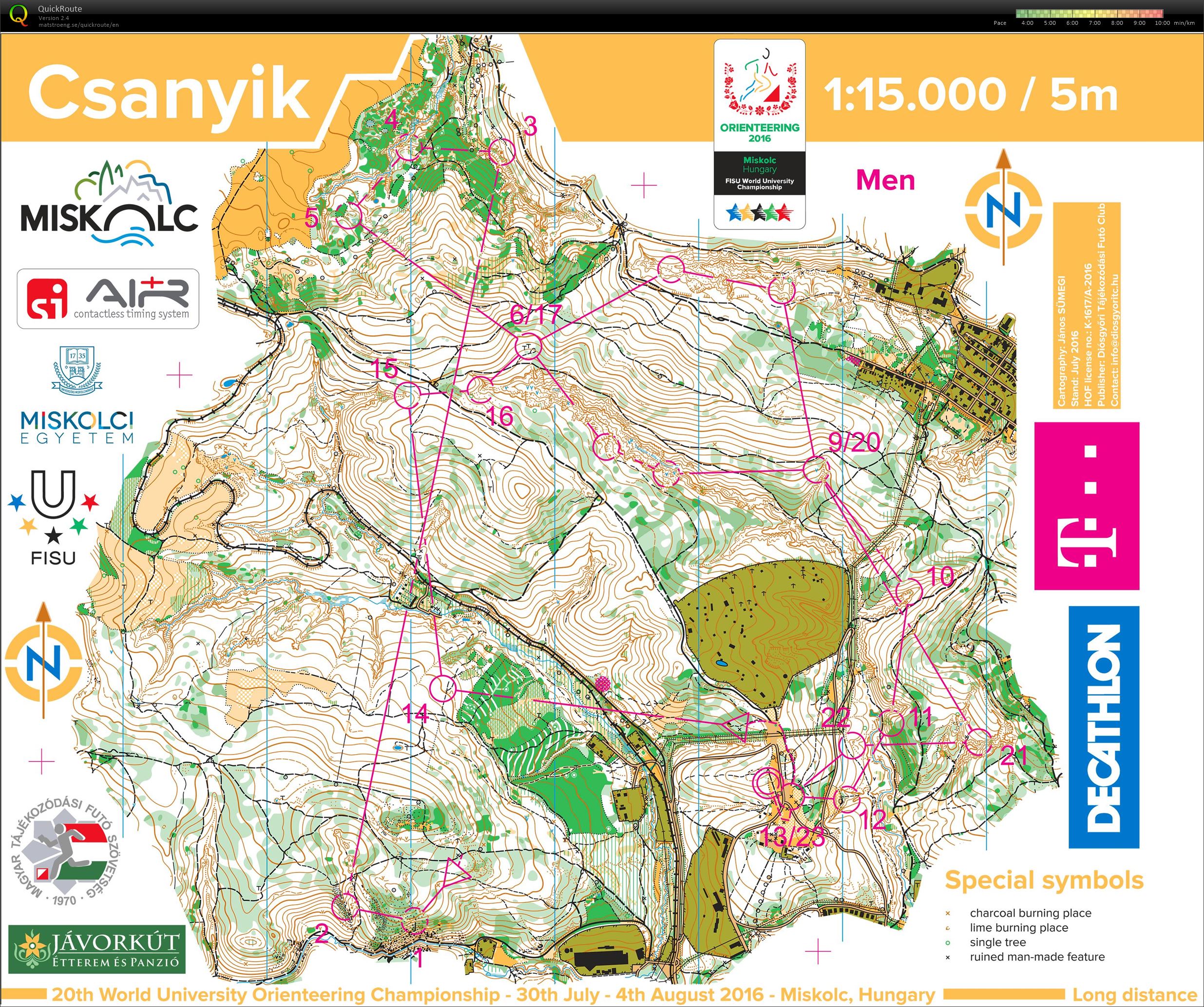 World University Orienteering Championships Long (2016-08-01)