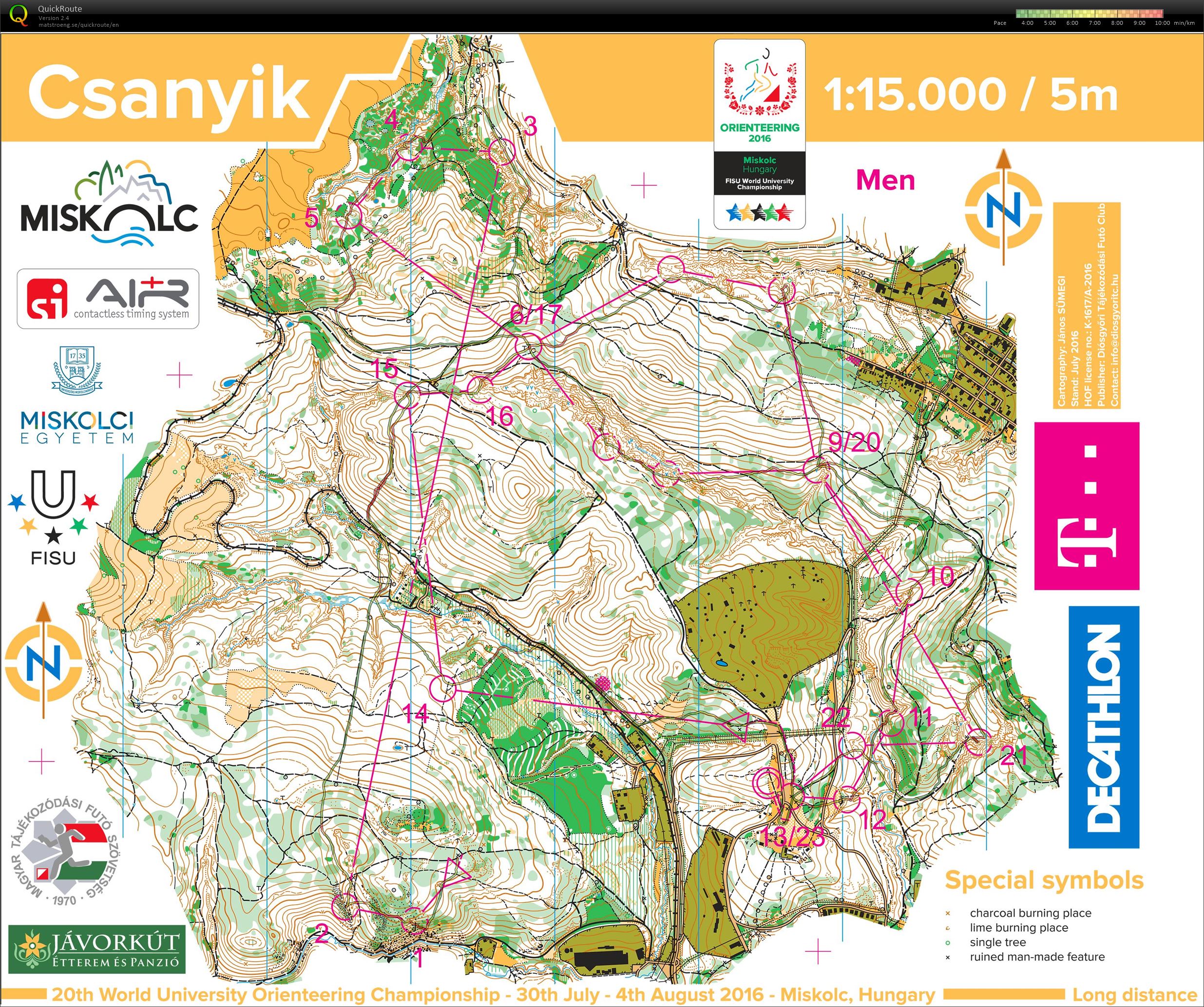 World University Orienteering Championships Long (2016-08-01)