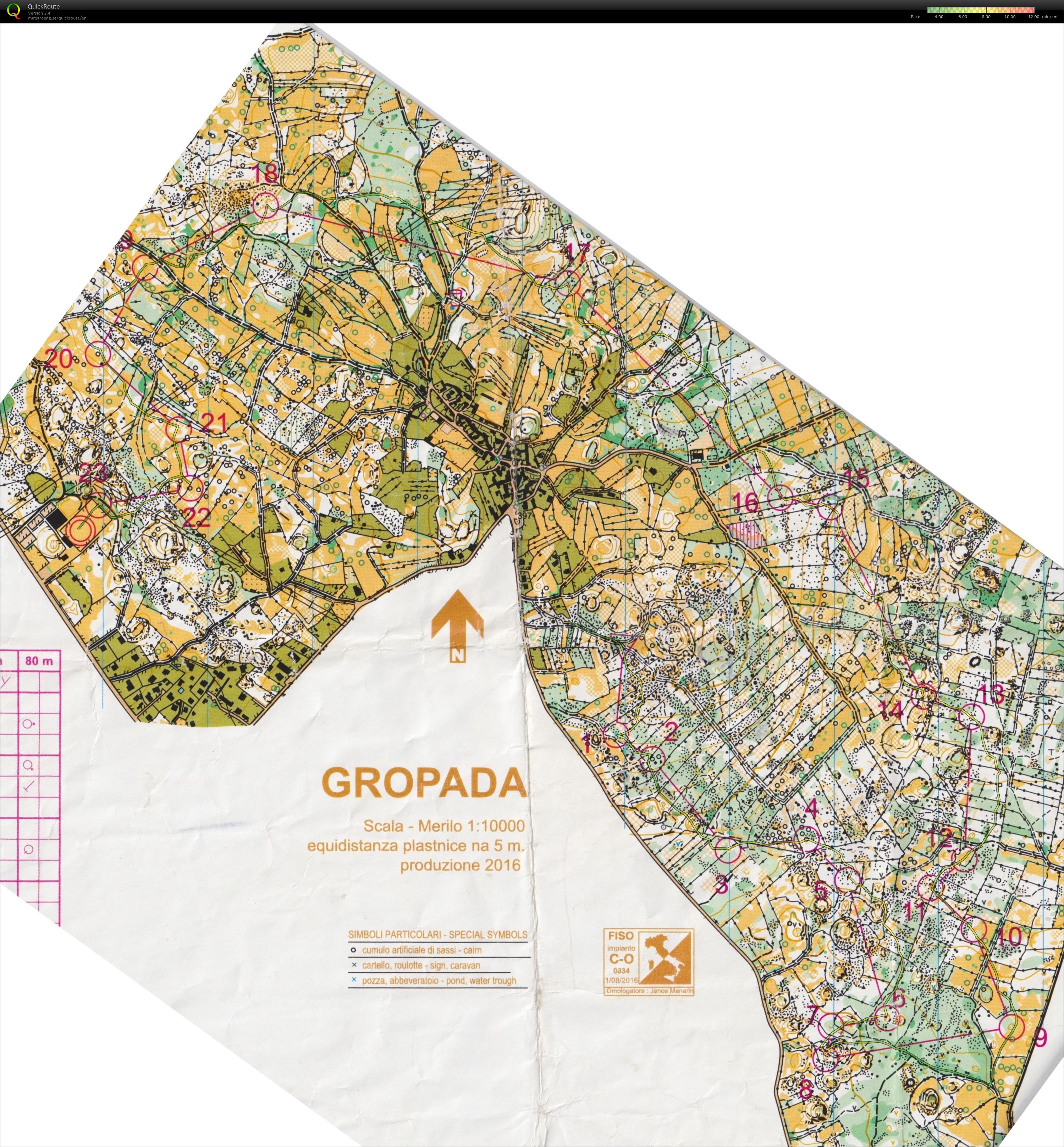 Alpe-Adria-Orienteering-Cup Middle, WRE (2016-09-23)