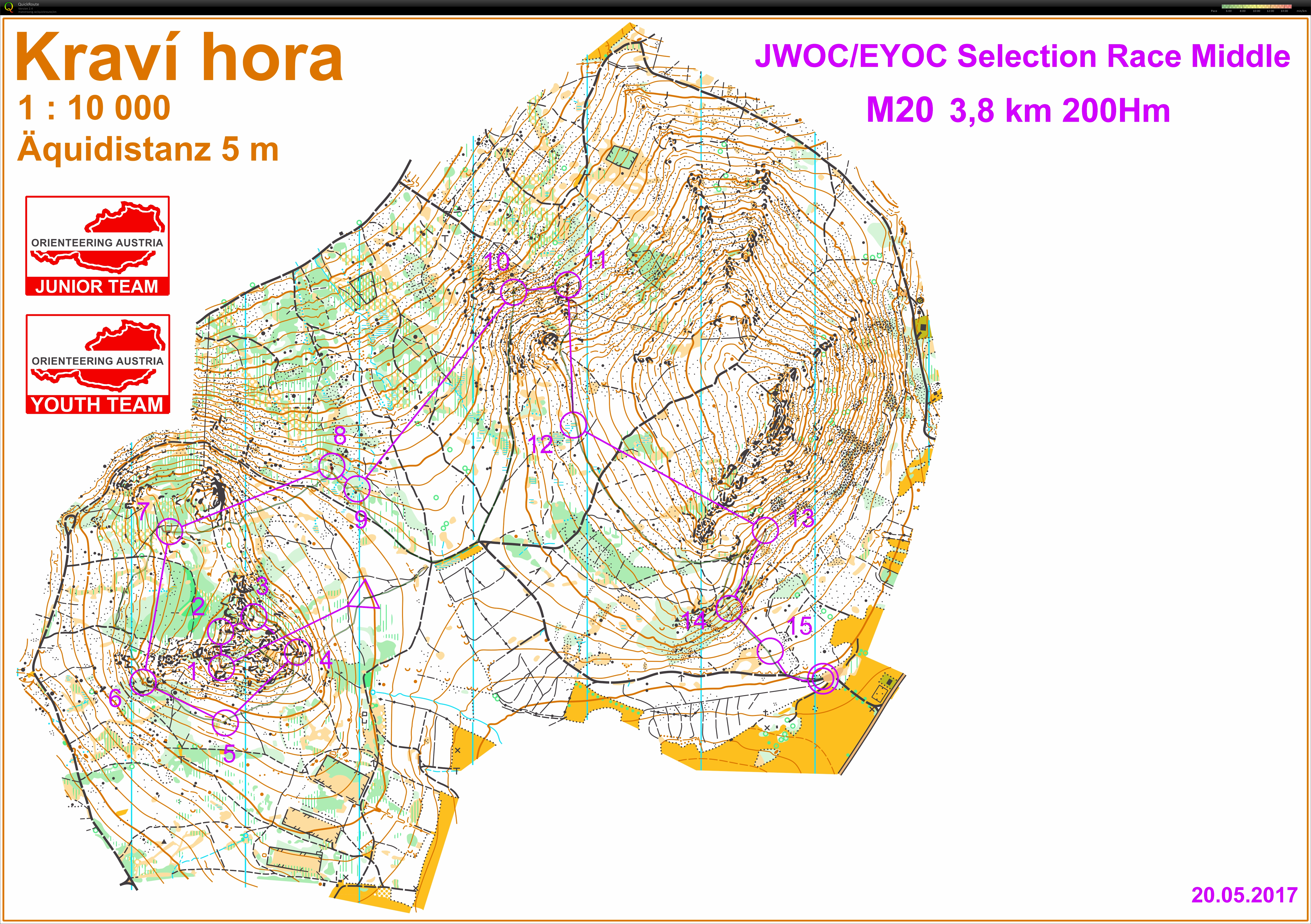 JWOC/EYOC Selection Race Middle (20.05.2017)