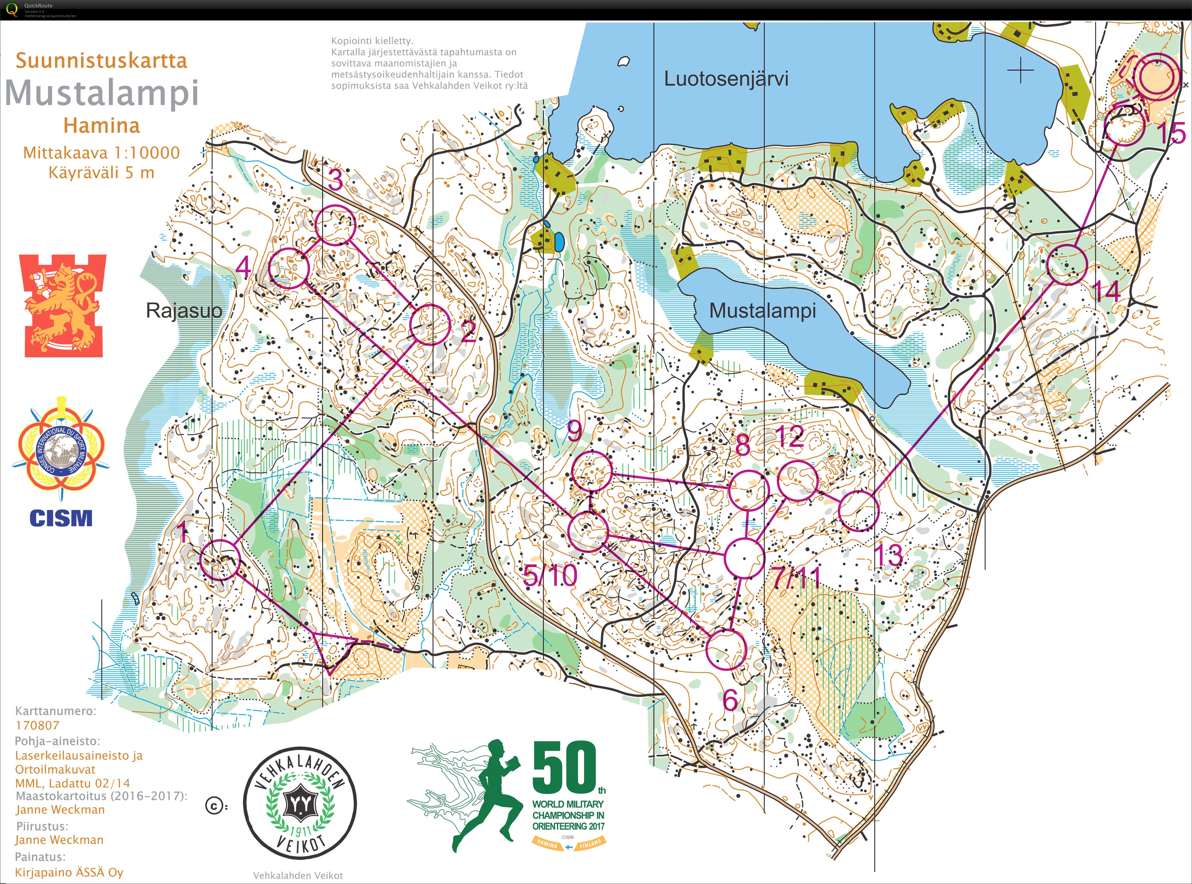 CISM World Military Orienteering Championships | Middle (12.06.2017)