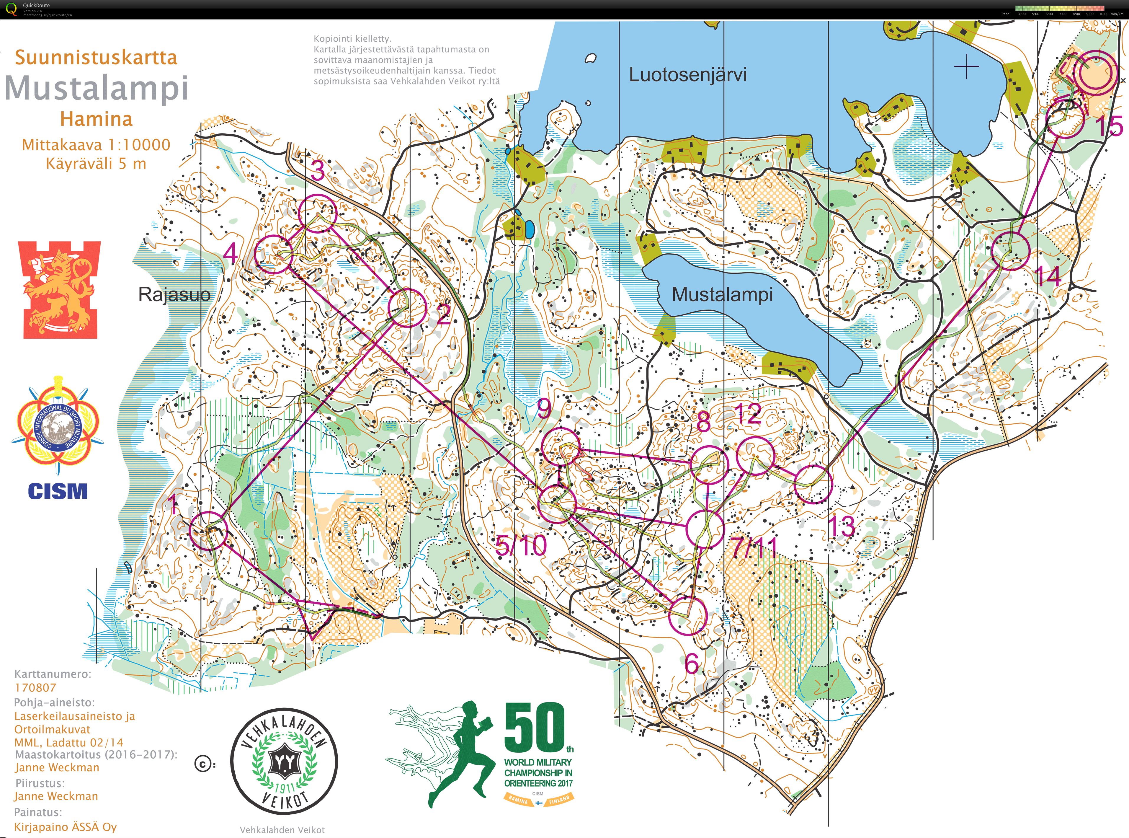 CISM World Military Orienteering Championships | Middle (12-06-2017)