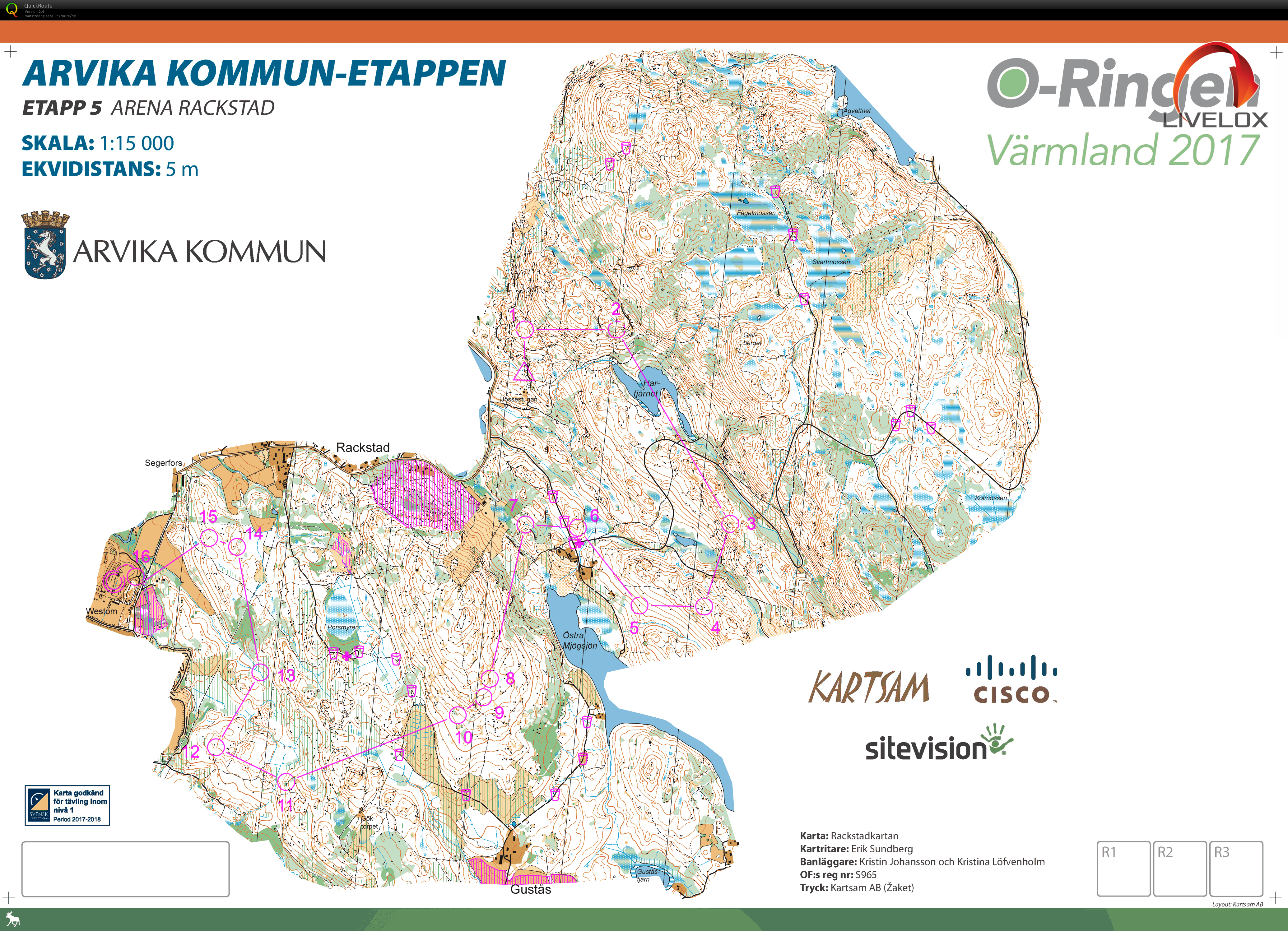 O-Ringen #5 Chasing start (28.07.2017)