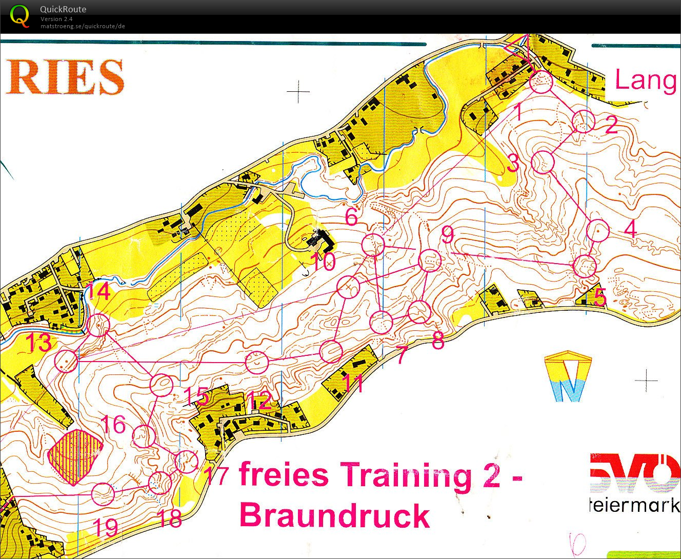 Höhenlinien-Training (05.11.2017)